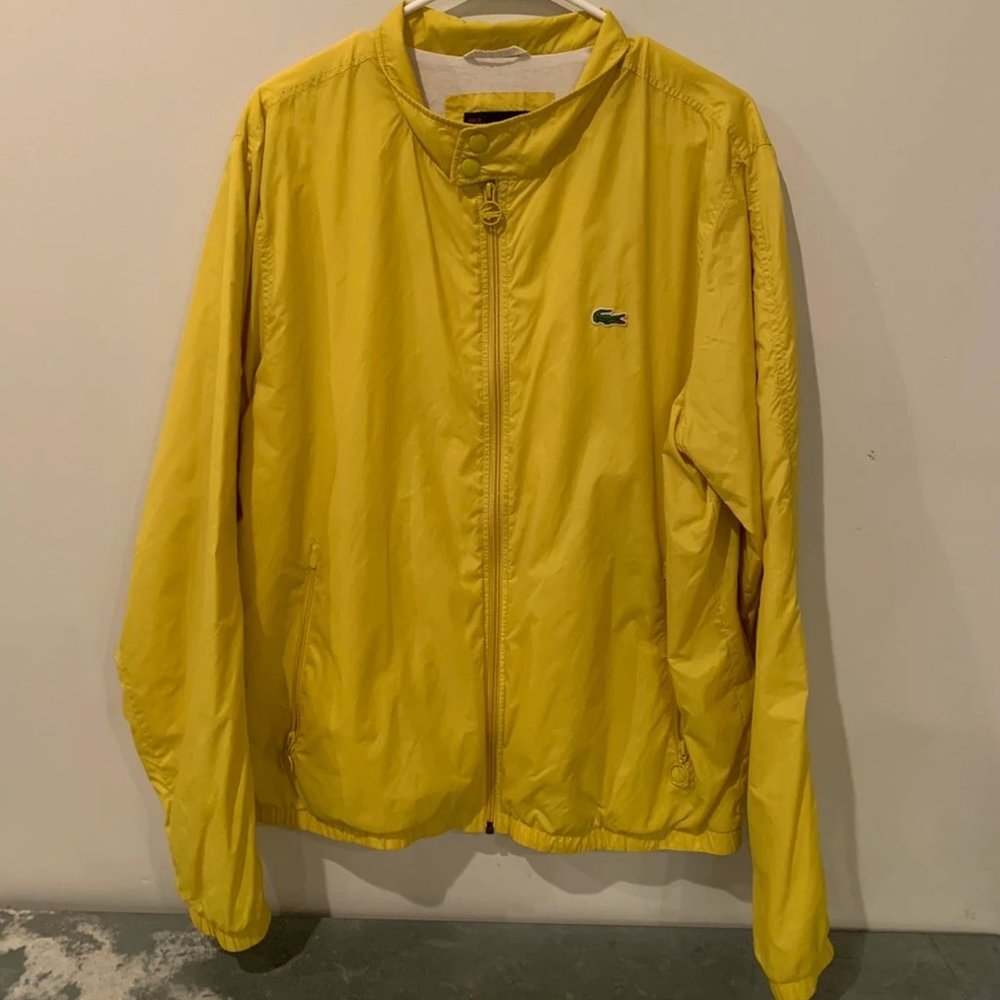 Lacoste Windbreaker Yellow